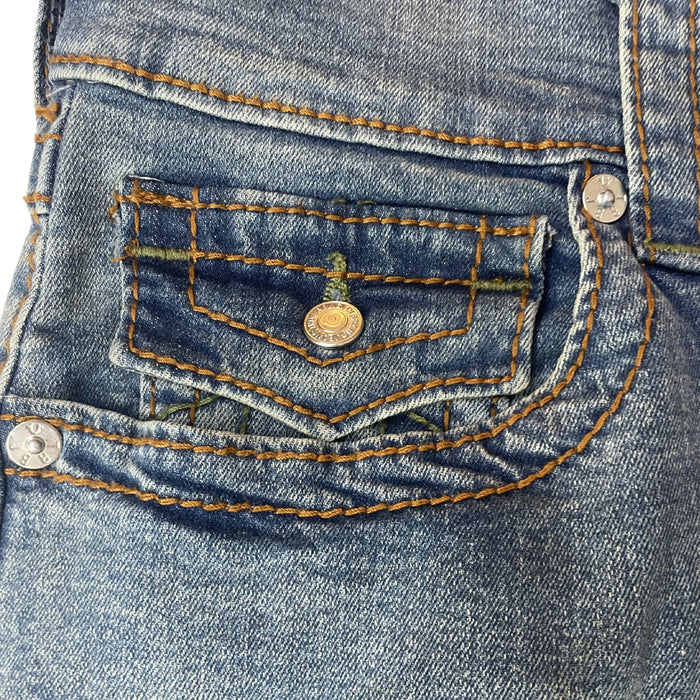 True Religion Ricky Straight Jeans Light Blue