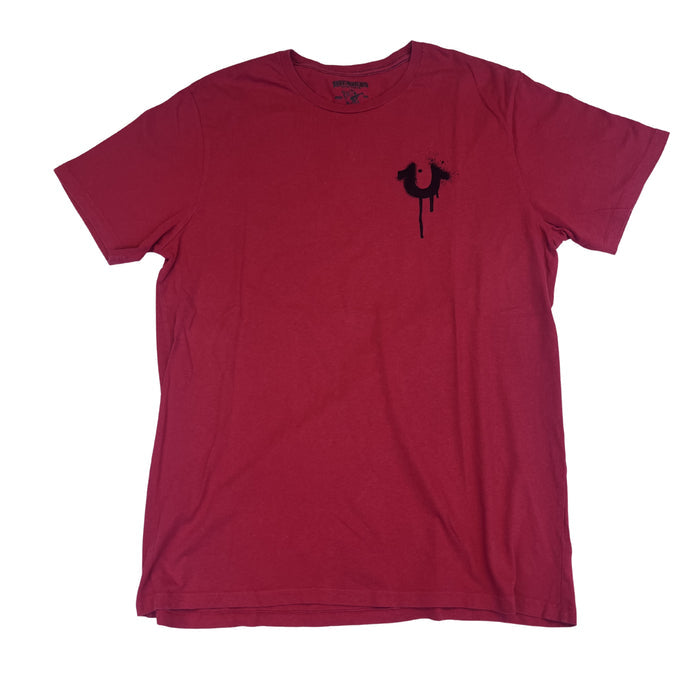 True Religion “World Tour” tričko (red)