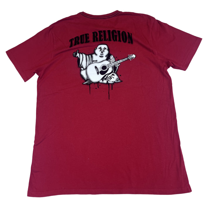 True Religion “World Tour” tričko (red)