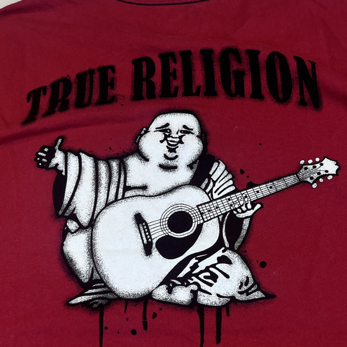 True Religion “World Tour” tričko (red)