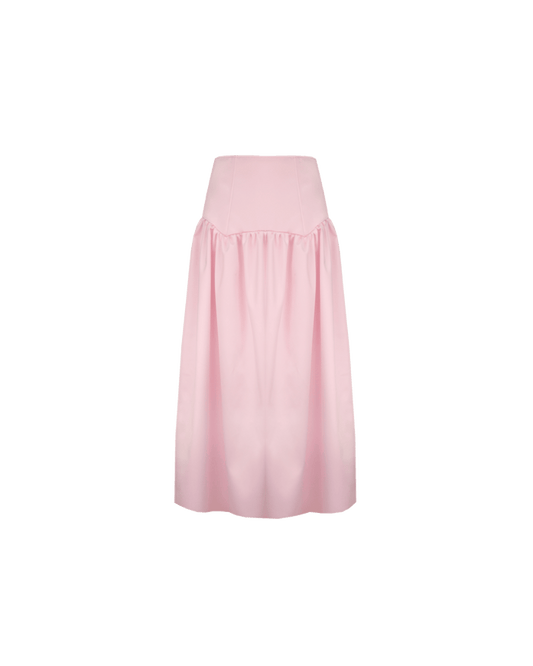 TRULLI SATIN SKIRT SOFT PINK
