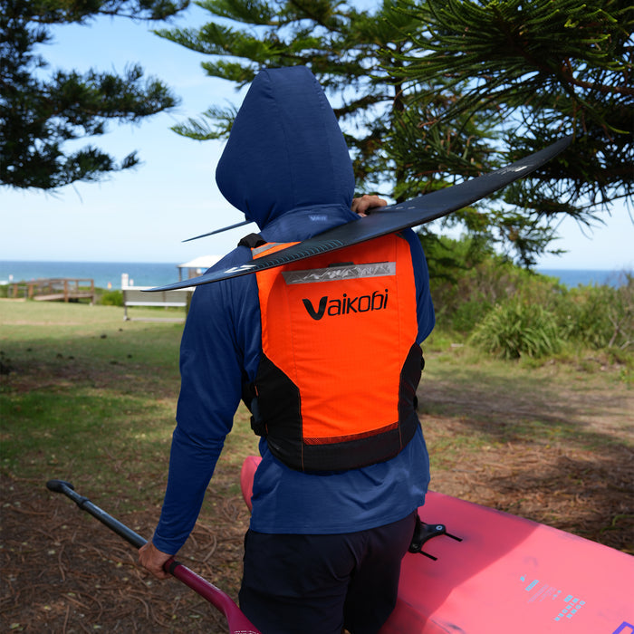 UV Ocean Tech Long Sleeve Hooded Top - Navy