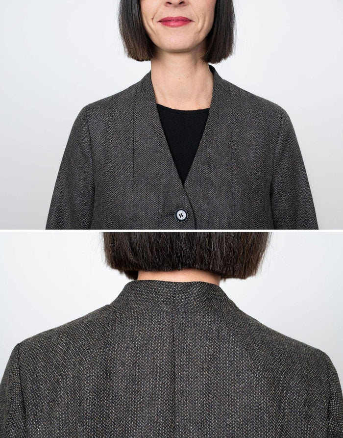 The Assembly Line Coats & Jackets V-Neck Coat Sewing Pattern, The Assembly Line