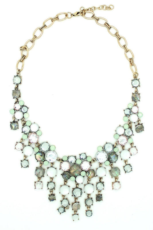 Style the Vaeda Sage Green Necklace exclusively at Born To Glam