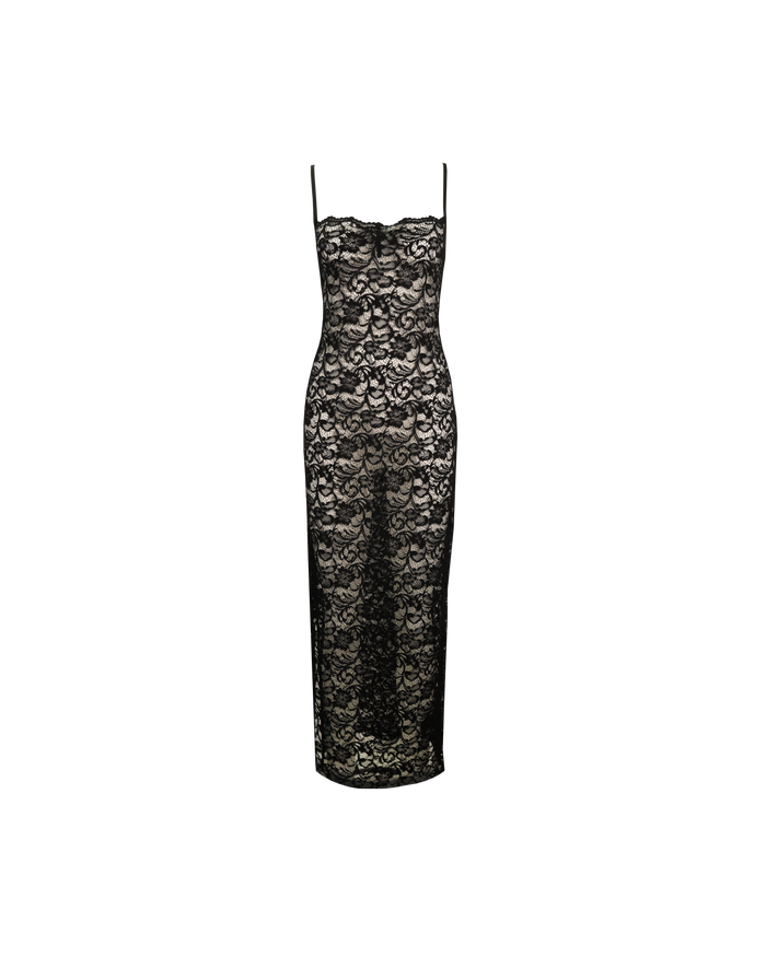 VITA LACE SLIP BLACK