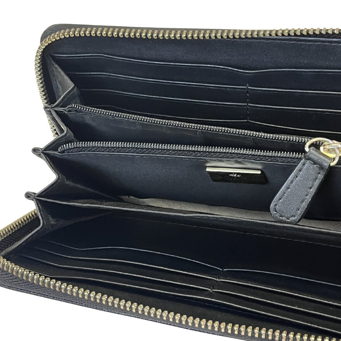 VIVIENNE WESTWOOD ZIP-AROUND PENĚŽENKA (ČERNÁ)