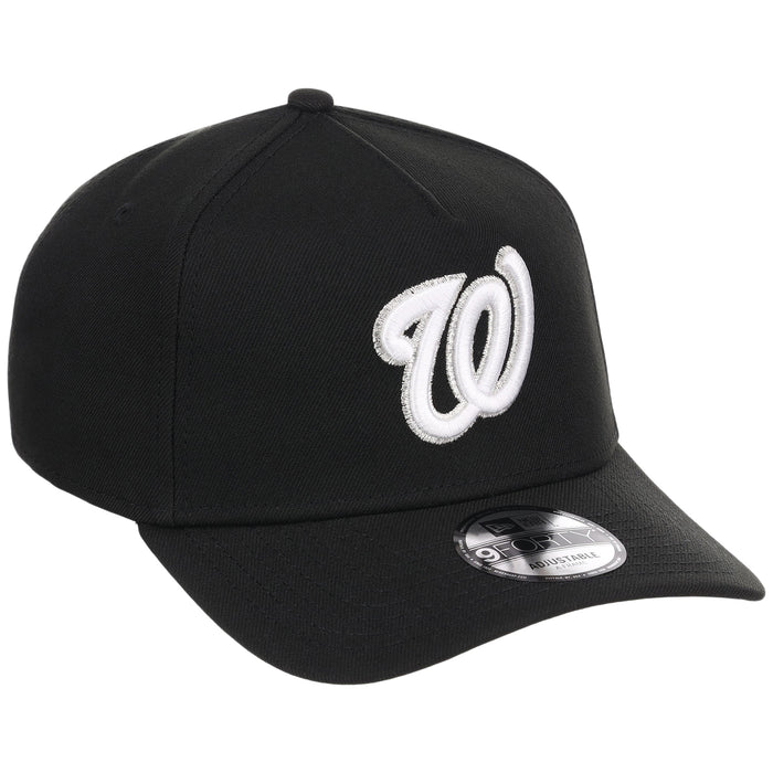 Washington Nationals MLB Black x White FASHION CORE New Era 9FORTY A-Frame