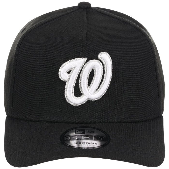 Washington Nationals MLB Black x White FASHION CORE New Era 9FORTY A-Frame