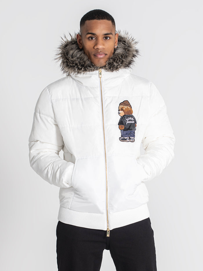 puffers / White Bear Puffer Jacket