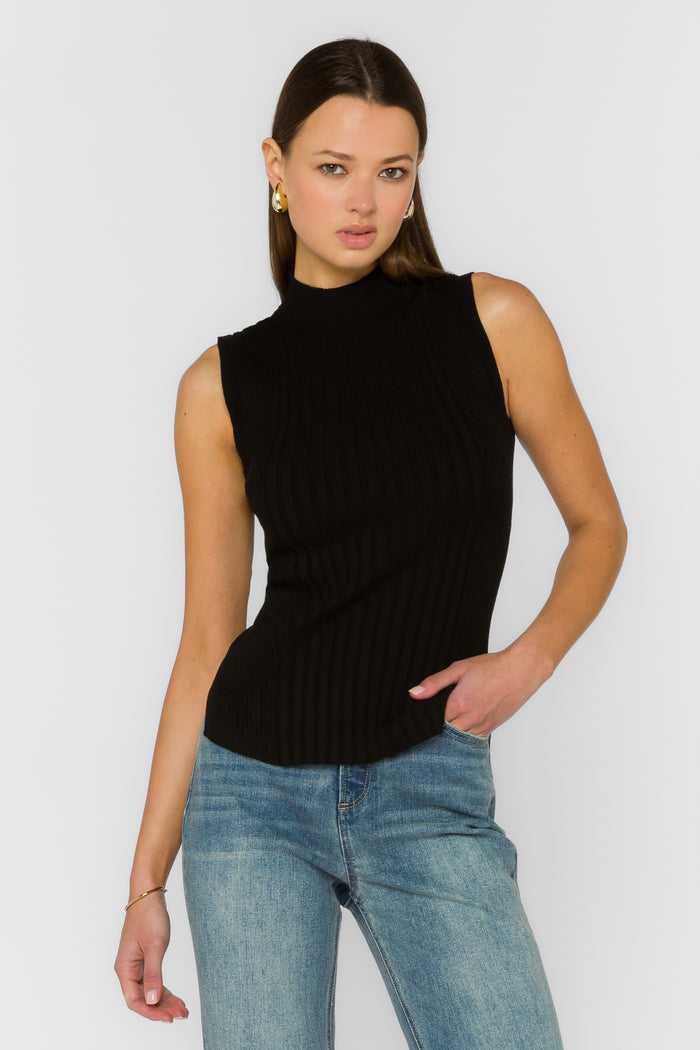 Willow Black Top - Tops - Velvet Heart Clothing