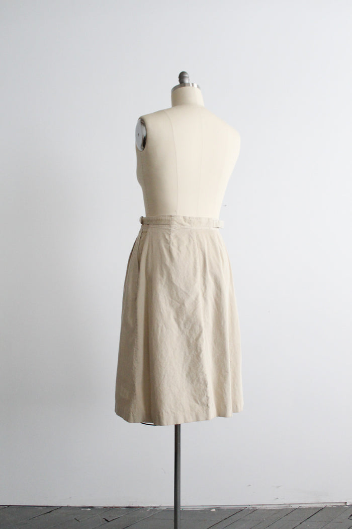 willowbark corduroy wrap skirt