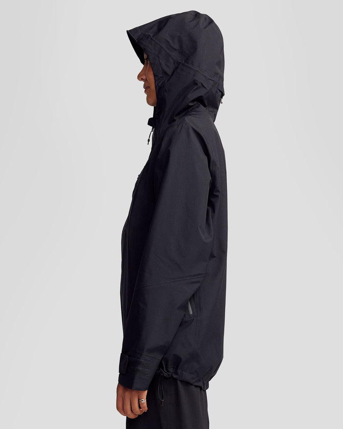 Women’s Ridge 3L GORE-TEX Rain Jacket - Black Stingray