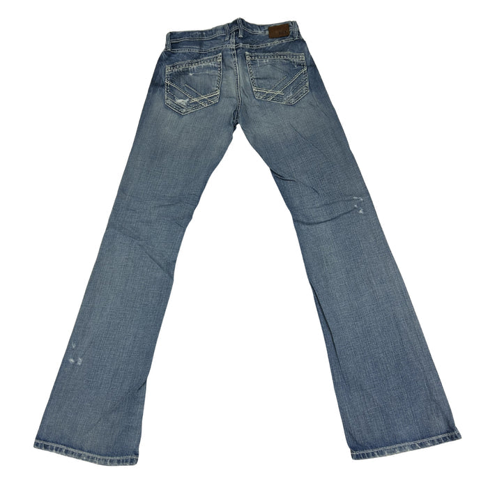 Y2K Cyber Denim Jeans – Světle modré