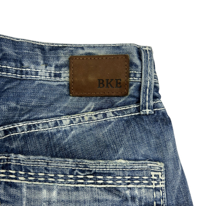 Y2K Cyber Denim Jeans – Světle modré
