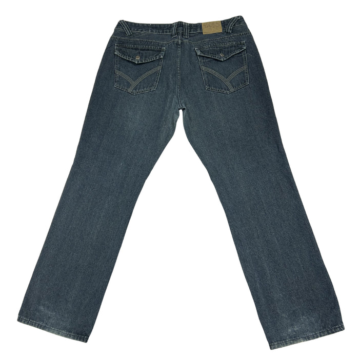 Y2K Denim Jeans- Dark Blue
