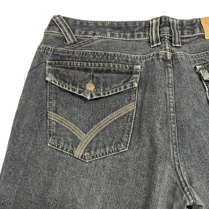 Y2K Denim Jeans- Dark Blue