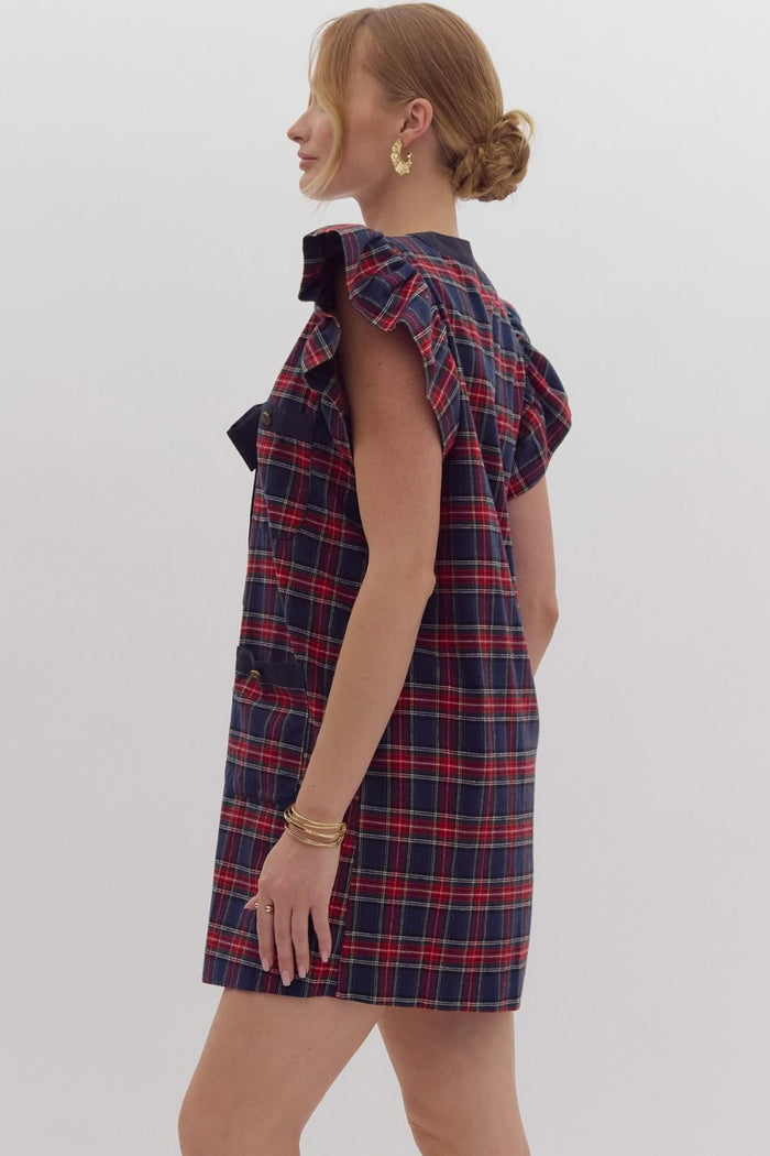 Yuletide Plaid Perfection Dress